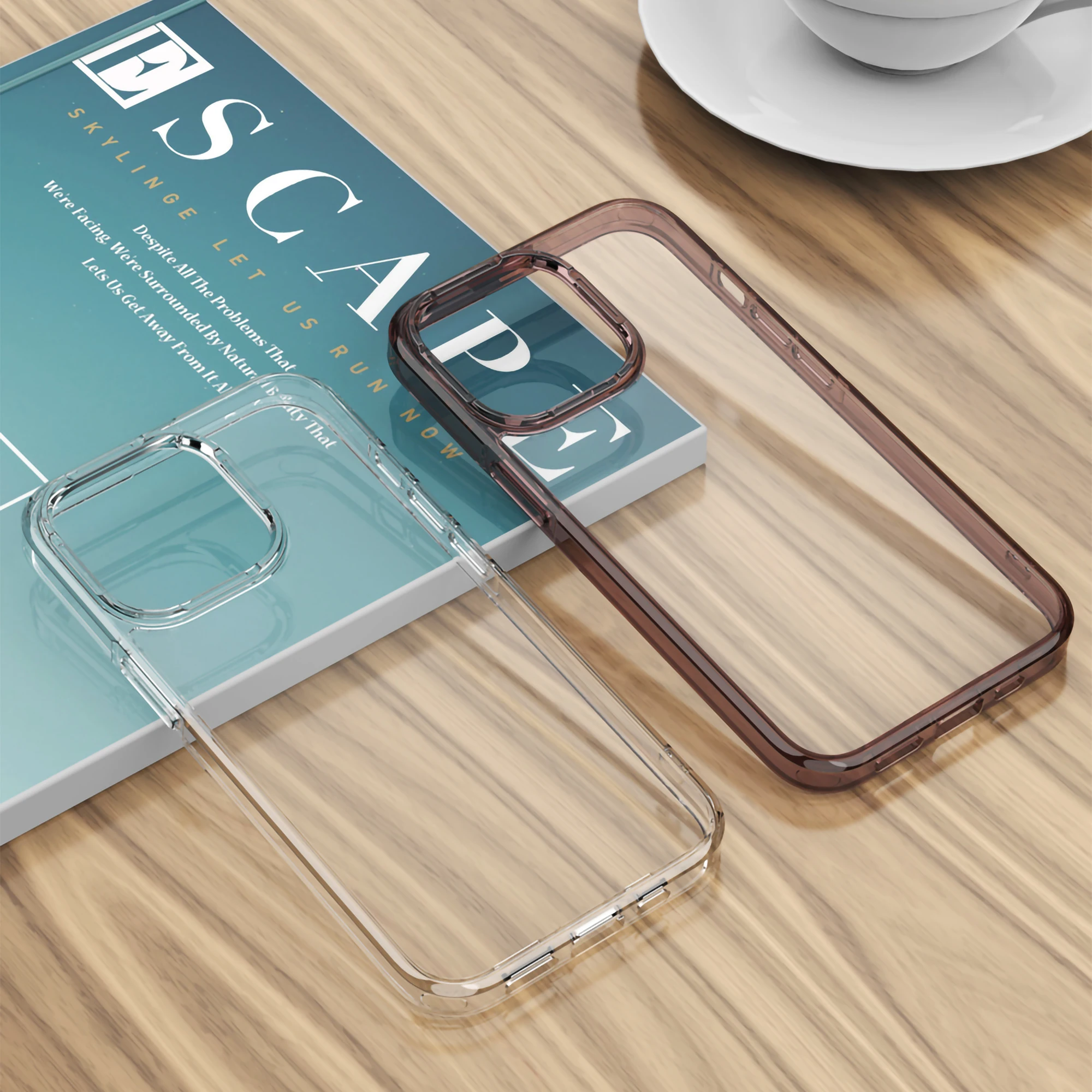 Geili Carcasa De Telefono Transparent Series Phone Case Anti Yellow Anti Fall Shockproof Phone Case For Iphone 12 13 14 Pro Max