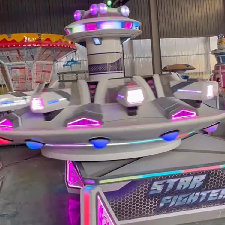 Attractive amusement park rides theme park space speed flying car ride amusement rides for kids