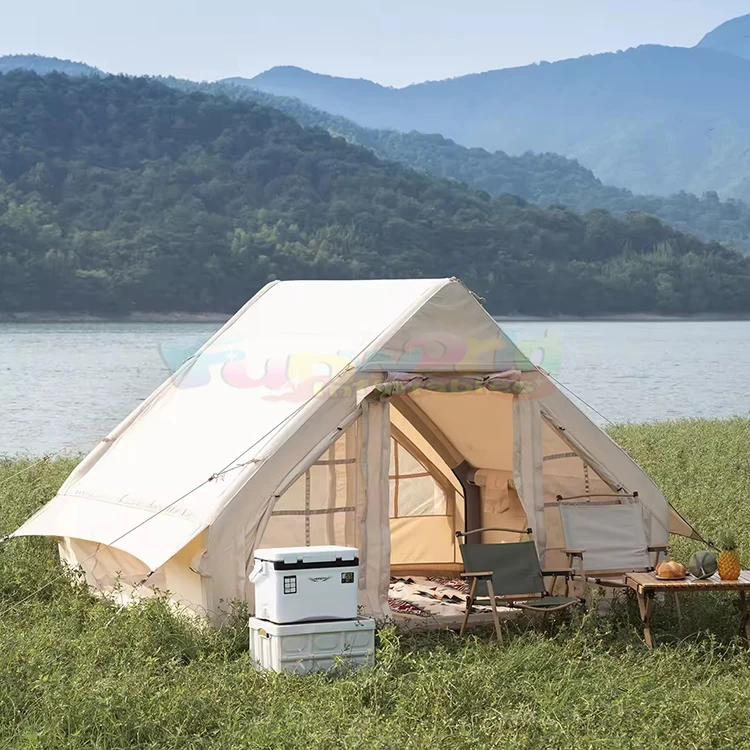 Outdoor Family Tente De Cheap Camping Tents 10 Person Waterproof Winter Inflatable Overnight Rain Camp Sun protection air Tent