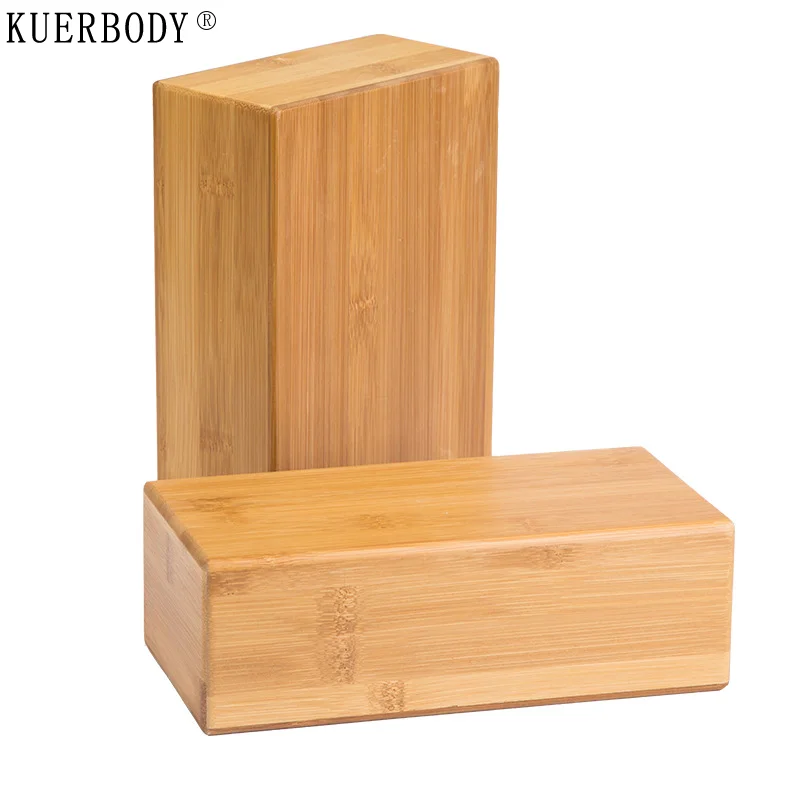 Bamboo Solid Wood EVA Yoga Block yiwu kuer sporting goods Gym Training Exercise Fitness Equipment yoga block customized logo