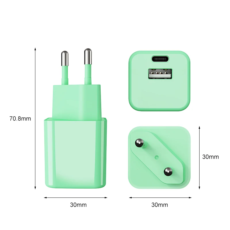 China wholesale 30w fast charging Gan usb ev charger type c multifunction chargers dual usb c chargers adapters