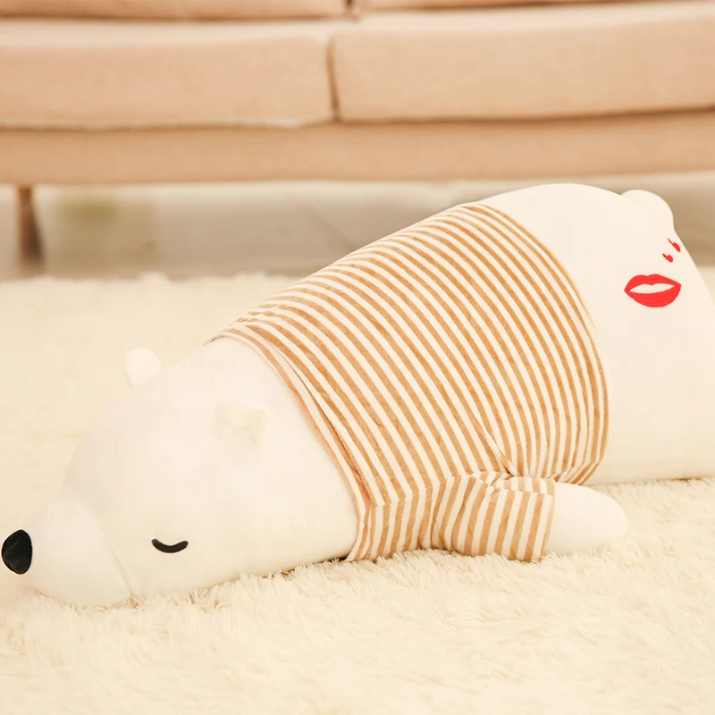 New Cute Lovely Soft Sloth Filling Bear Pillow Realistic Kids Stuffed Animals In Bulk