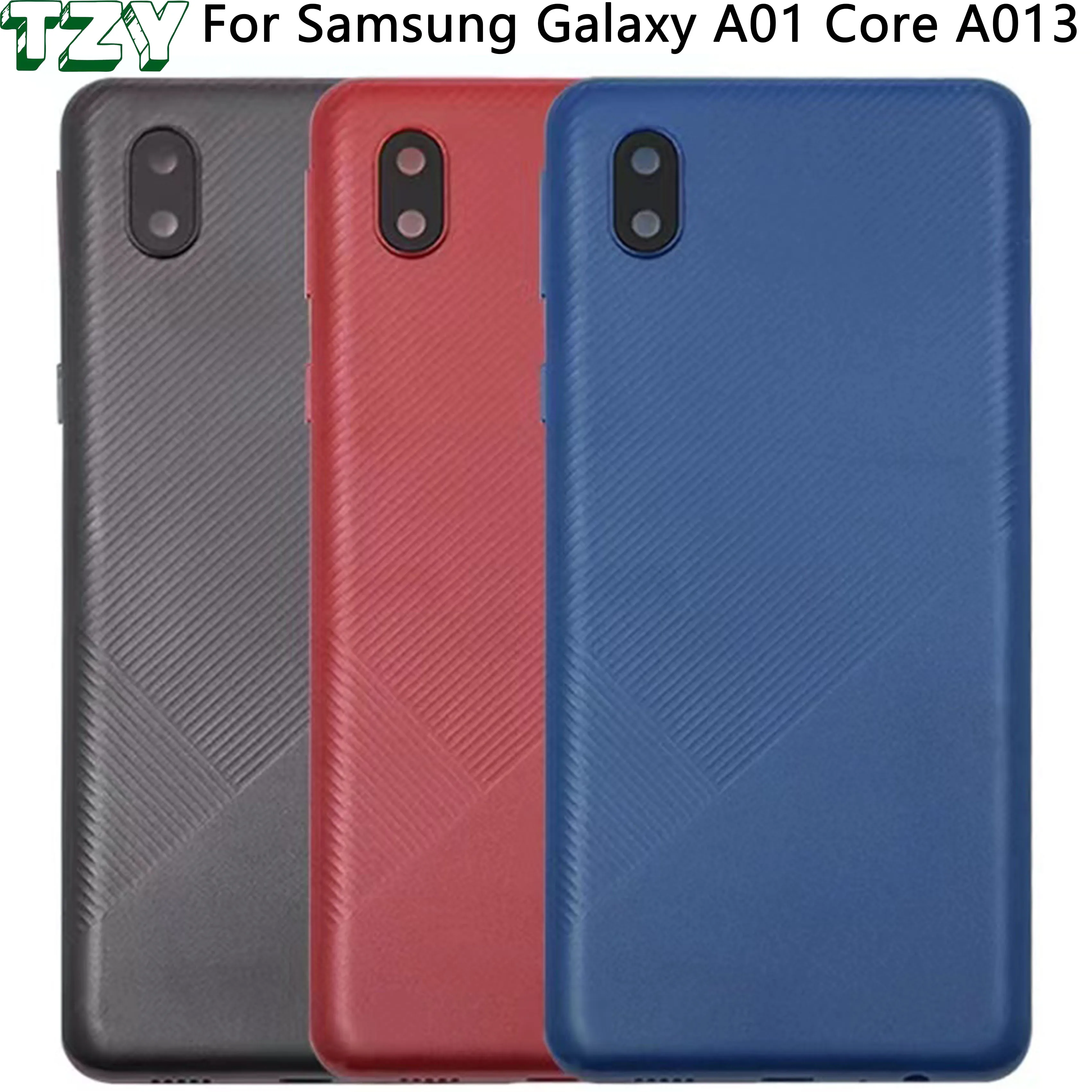 Phone Back Battery Cover For Samsung Galaxy A01 Core A013 Rear Case Door Housing Replacement Parts