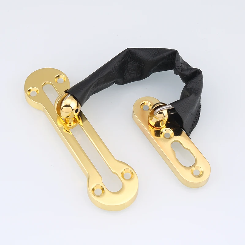 Metal Stainless Steel Guard Plate Safety Door Chain Hidden Anti-Theft Chain Door Latch For Hotel