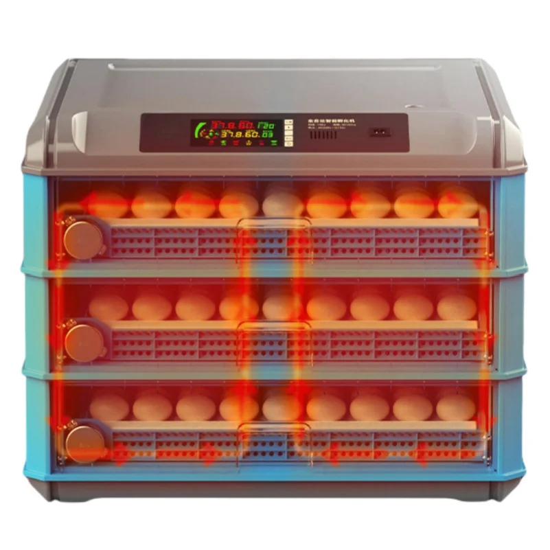 500 Capacity Egg Incubator Fully Automatic System PP Material Chick Roller Motor Included