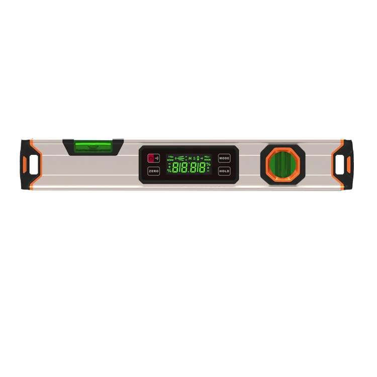 IP54 High Accuracy 40cm LED Screen Magnetic Surveying Instrument Spirit Level Aluminium Measuring Ruler DIY Digital Level