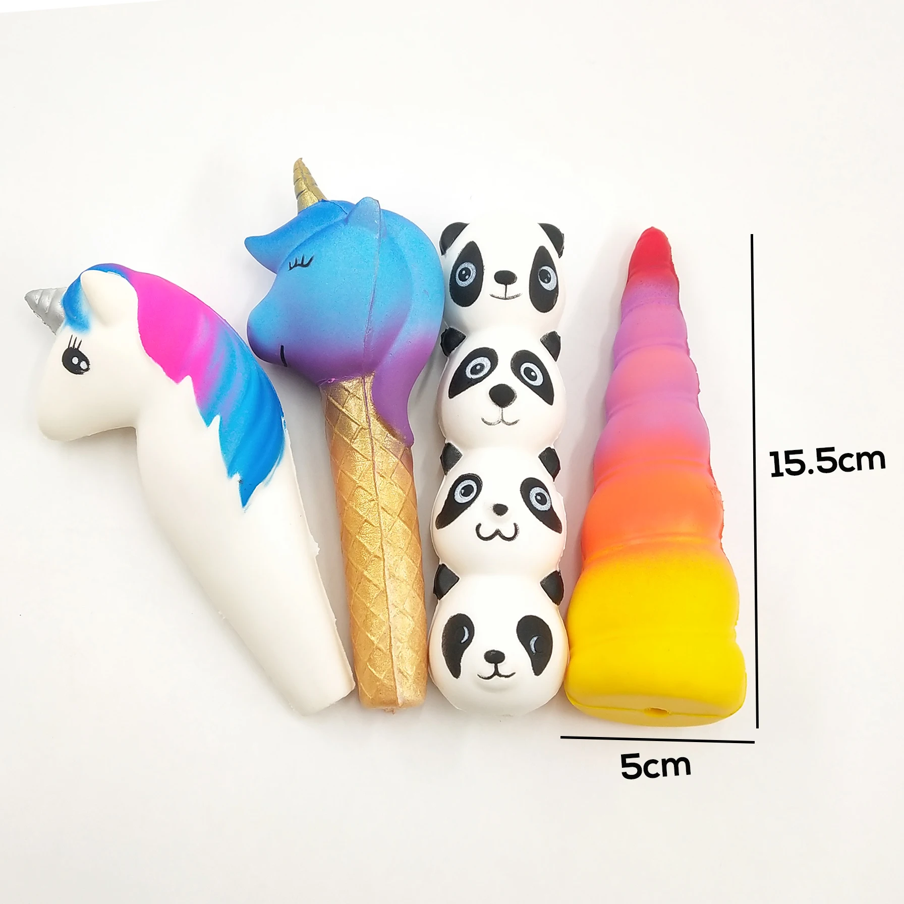 Amazon Hottest PU foam Stress Pen Cover Ice Cream Soft Foam Slow Rising Relief