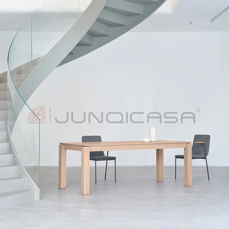 Farmhouse solid wood breakfast nook bar table Creative design rectangular dining table simple desk workbench homestay long table