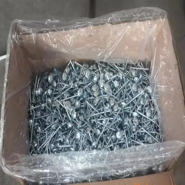 Galvanized umbrella head roofing nails with washer twisted corrugated roofing nails Galvanized Twisted Shank