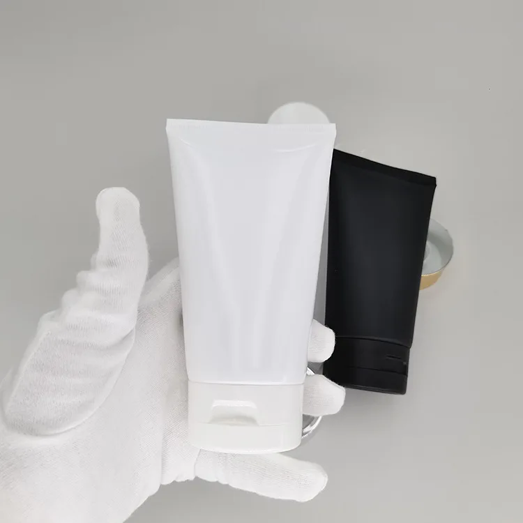 OEM Wholesale Private Label With Logo Soft Plastic Tubes Screw Plastic Hot Stamping Cosmetic Tube Packaging