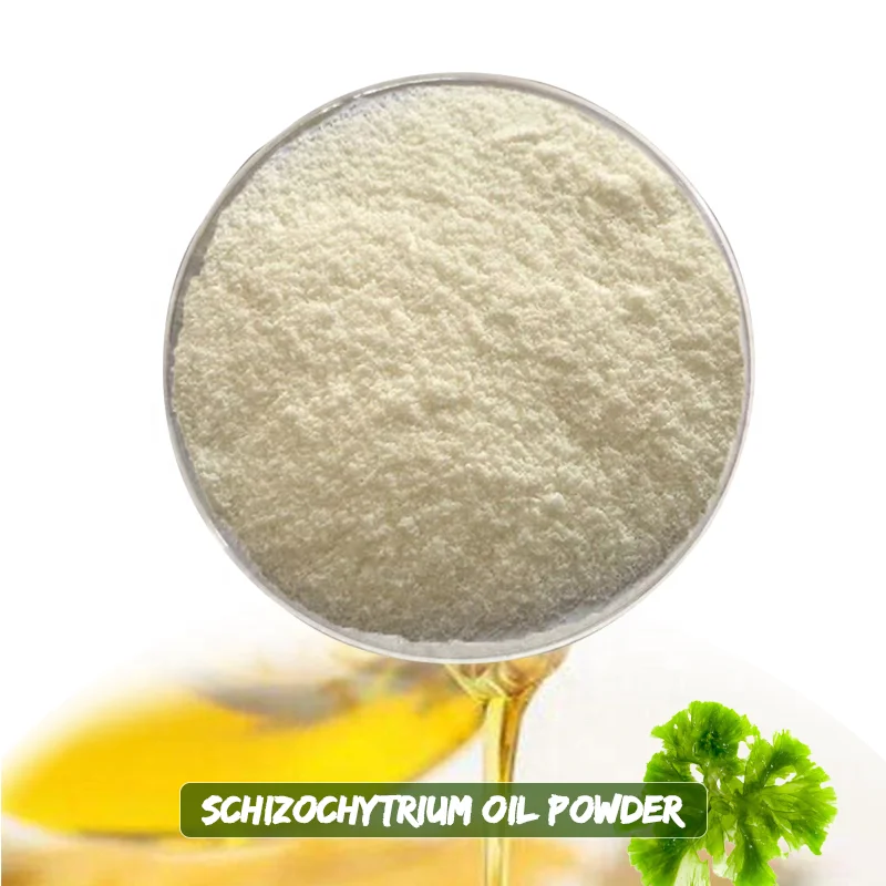 DHA 20% Powder Factory STOCK Dha Algae Micro-encapsulated Schizochytrium Oil Powder Light DHA Oil Powder