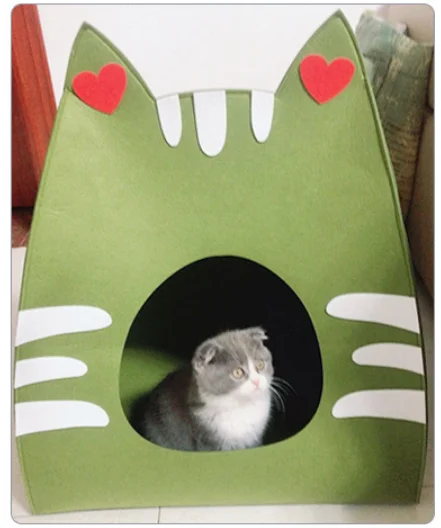 Felt Pet House Memory Waterproof Elevated Pet Large Cat Dog Sleep Tent House Playpen Furniture Furnitures Beds Washable