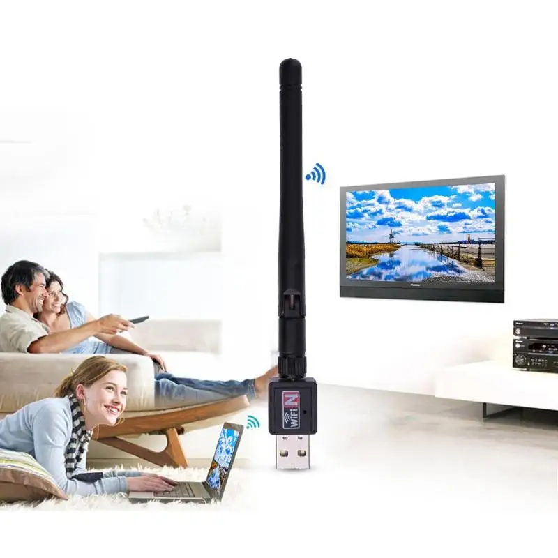 Wifi Receiver USB 2.0 Wireless Dongle 300M Wireless Wifi USB Adapter Computer Network Card