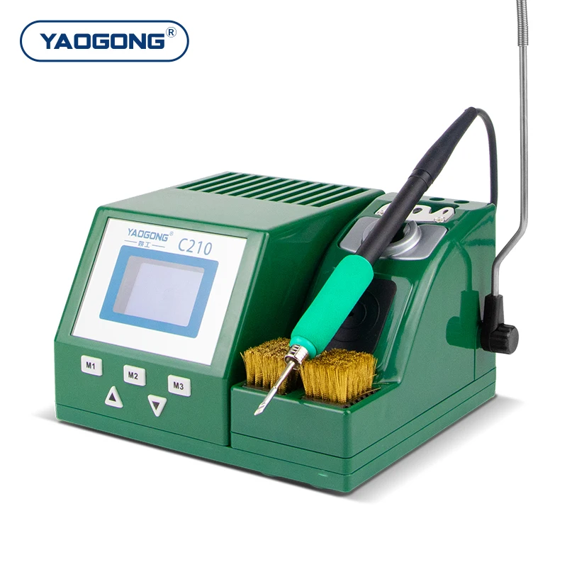 YAOGONG C210 Soldering Station 85W Lead-free Heating Soldering Iron Handle Tip for Mobile Phone Welding Repair