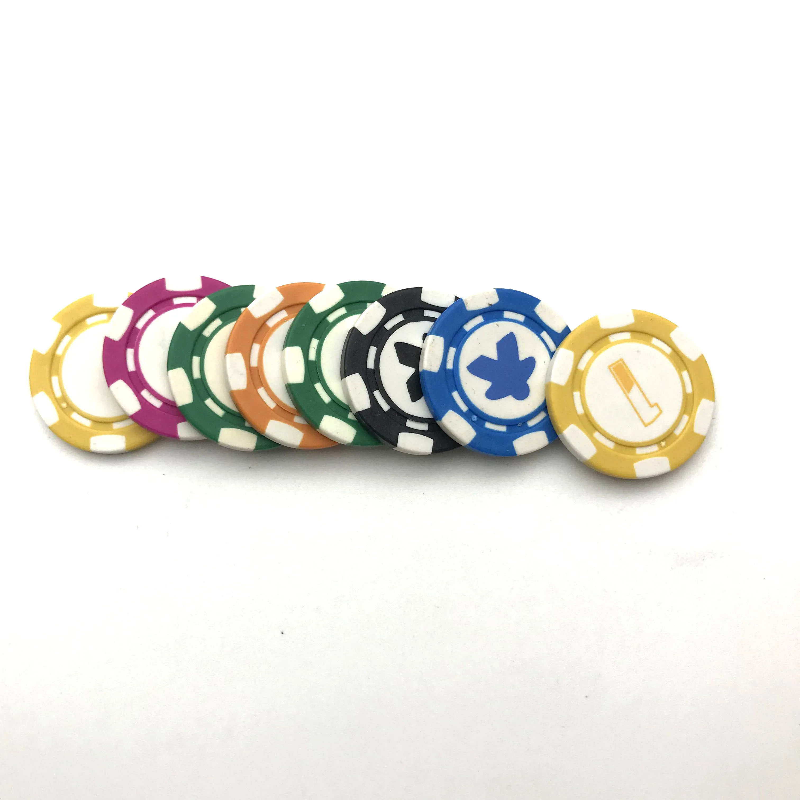 Custom Printed Card Board Game Counters Plastic/Acrylic Poker Chip Token Jetton With Logo