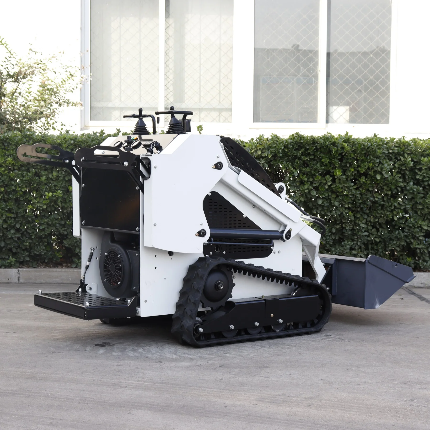 Good price 2024 ! Mini Skid Steer Loader Diesel Engine Crawler Loader With Attachment