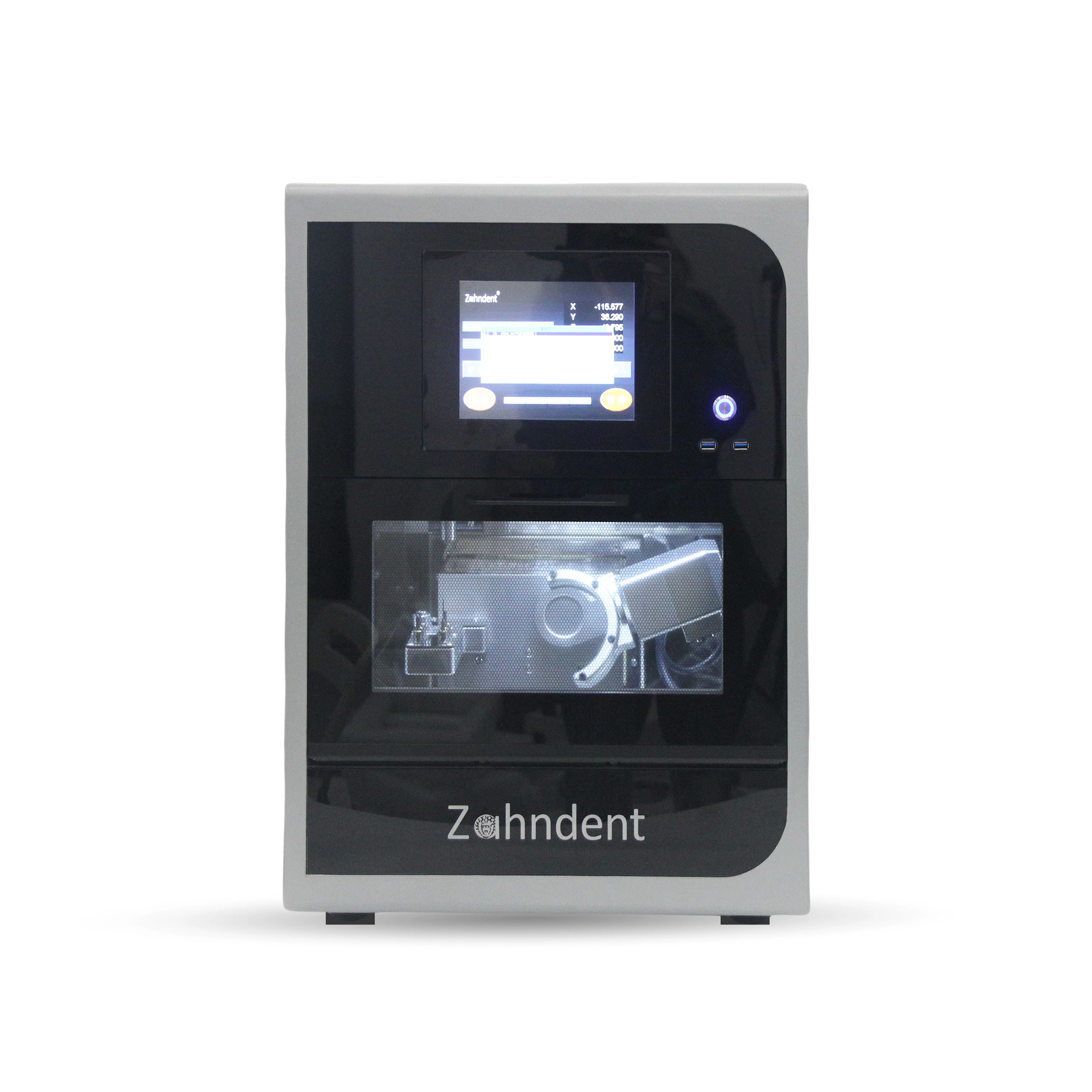 Zahndent cheap price dental equipments automatic tool change dental 5 axis dry milling machine