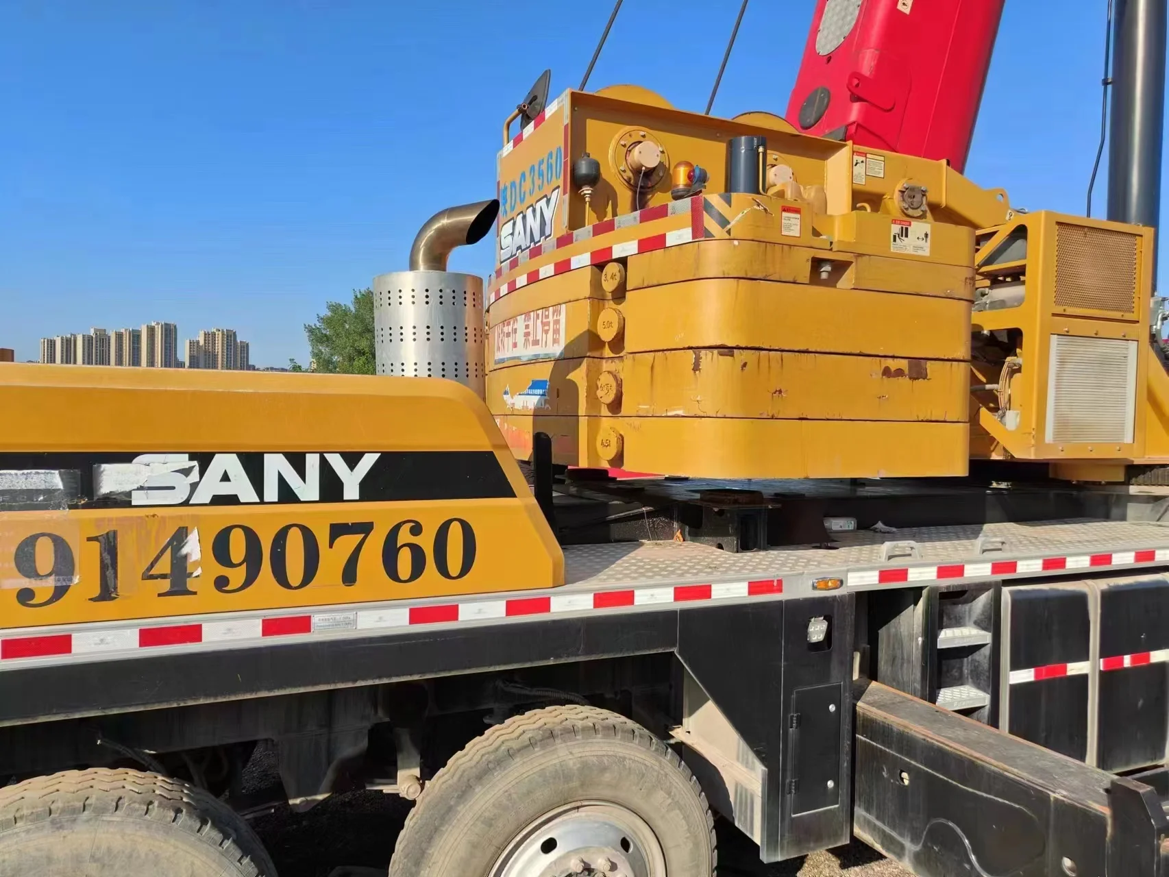 Original 2020year SANY STC750T6  STC800T5 STC800T6 used 75ton 80TON crane for sale 70ton 75ton 80ton crane