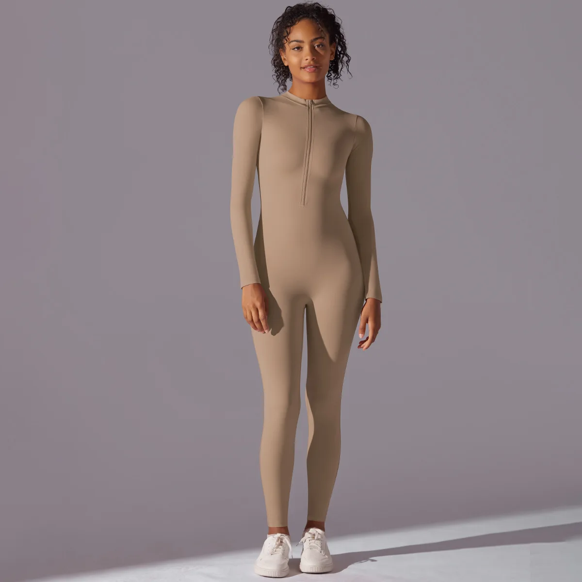 High quality sleeveless customized fitness gym sport skinny one piece yoga shapewear bodysuit jumpsuit women