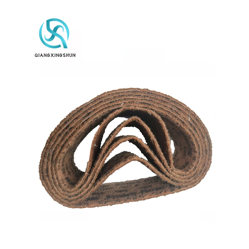 Factory supply Non-Woven Abrasive Metal wire drawing Belt for Polishing Stainless Steel Kitchen Ware