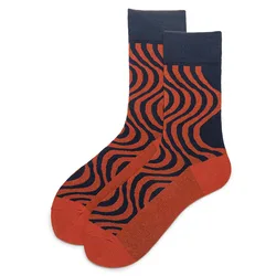 YL Custom Own Logo OEM Men Women Unisex Designer Fashion Art Socks Funny Cotton Happy Crew Dress Tube Socks Manufacturer