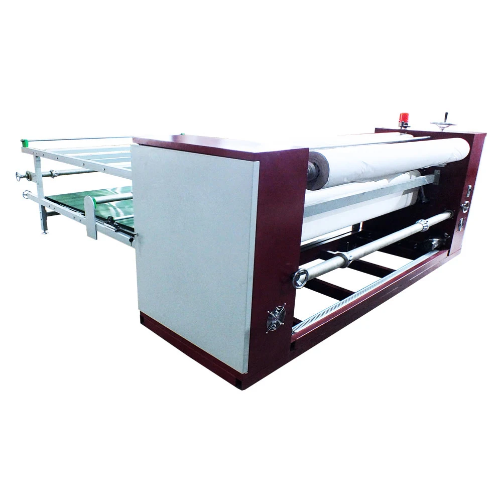1.7m multi-function mini 360 sublimation transfer textile roll fabric rotary printing drum calender roller heat press machine