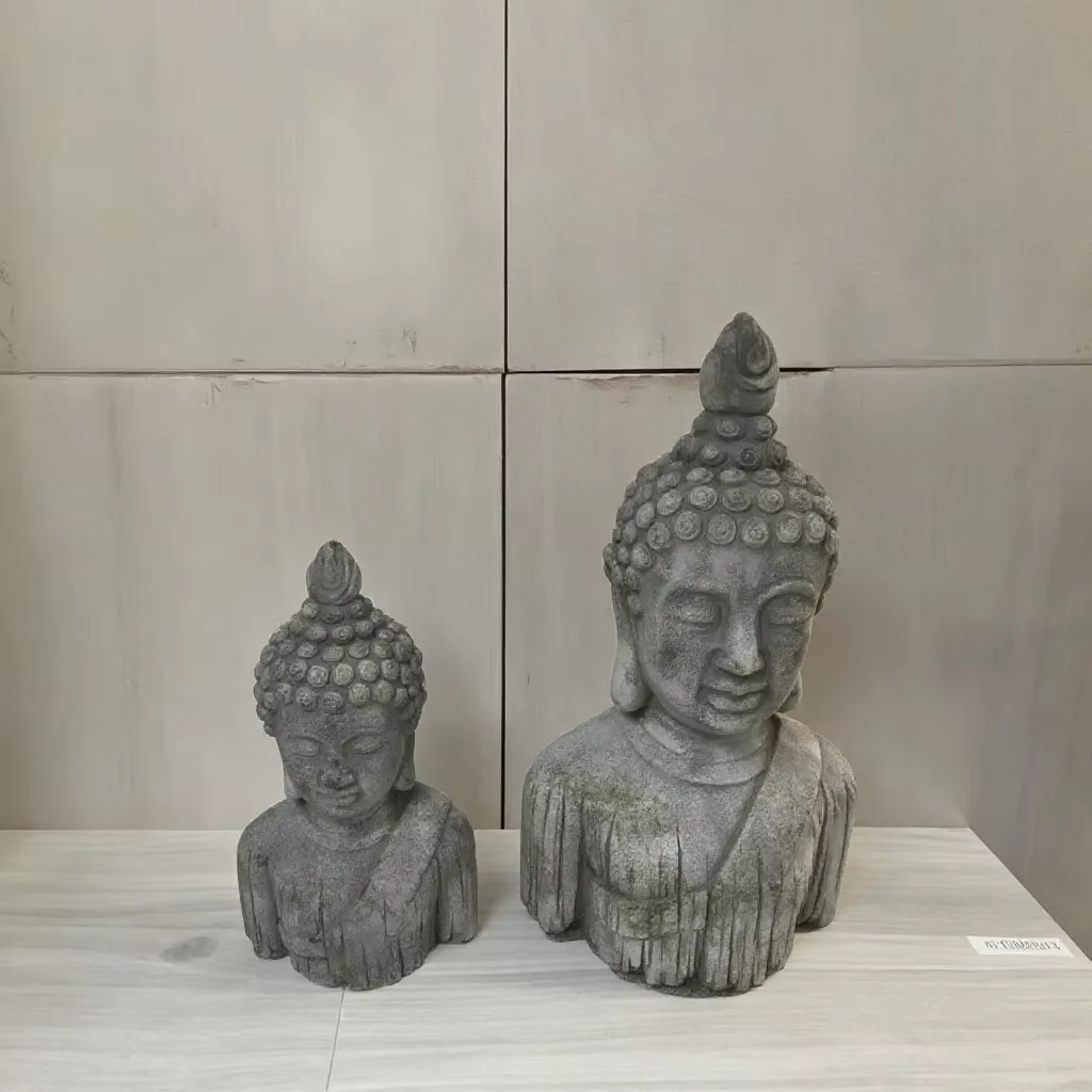 Lianda Modern Handmade Buddha Statue Abstract Concrete Art Sculpture Minimalist Design for Home or Office