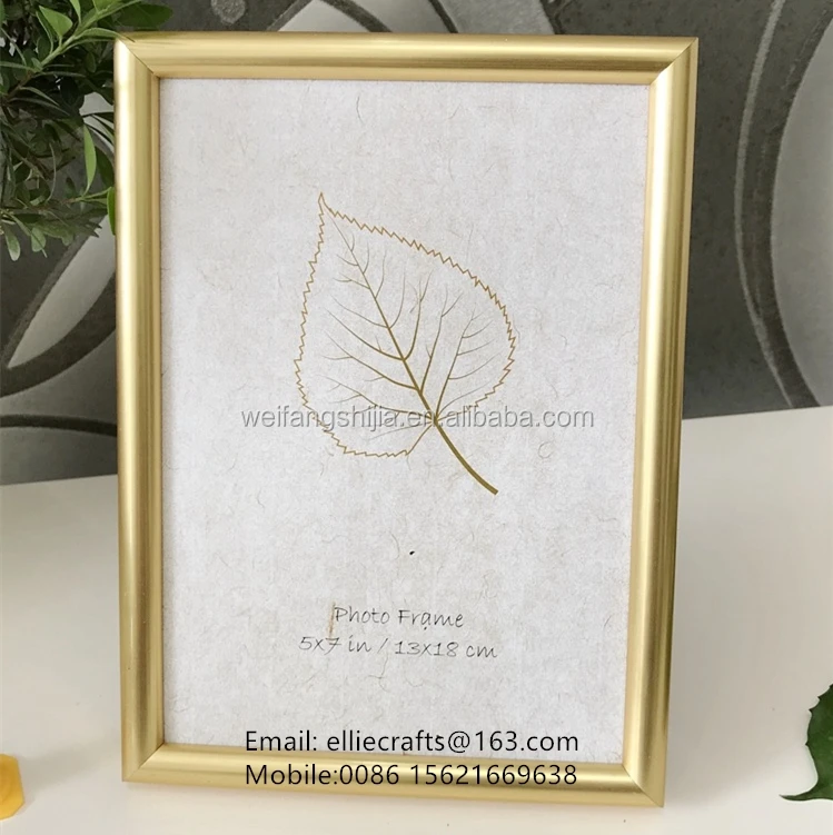 Home decoration picture frame collage, A1 A2 A3 A4 black gold plastic frame for Art wall decorative Picture Photo Frame Set