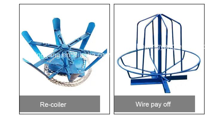 Best quality Security Fence machine concertina razor wire fence machine