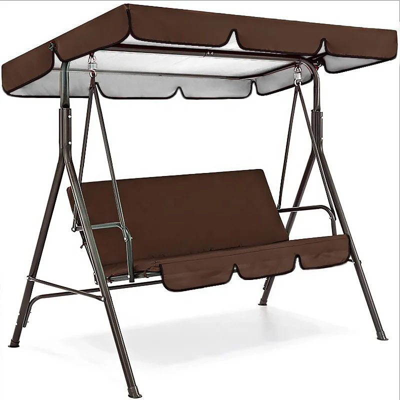 Garden swing top cover + seat can be customized logo