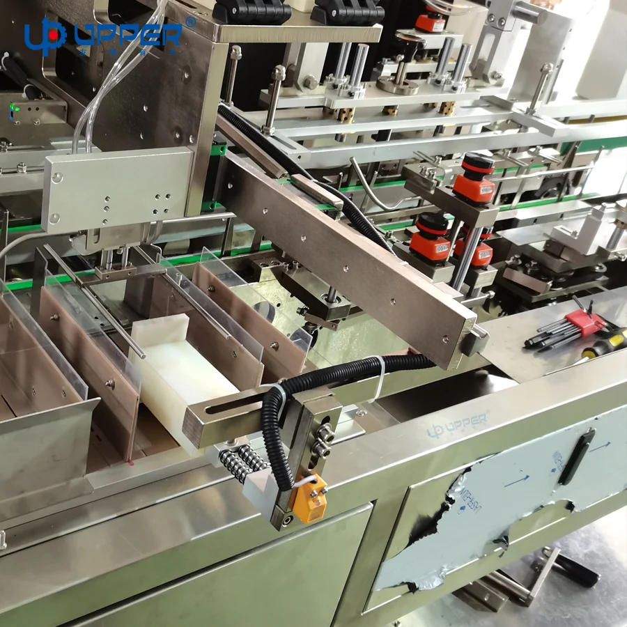 Protein Bar Nutritious Meal Pack cartoning machine car perfume Card Gloves face mask packaging processing line