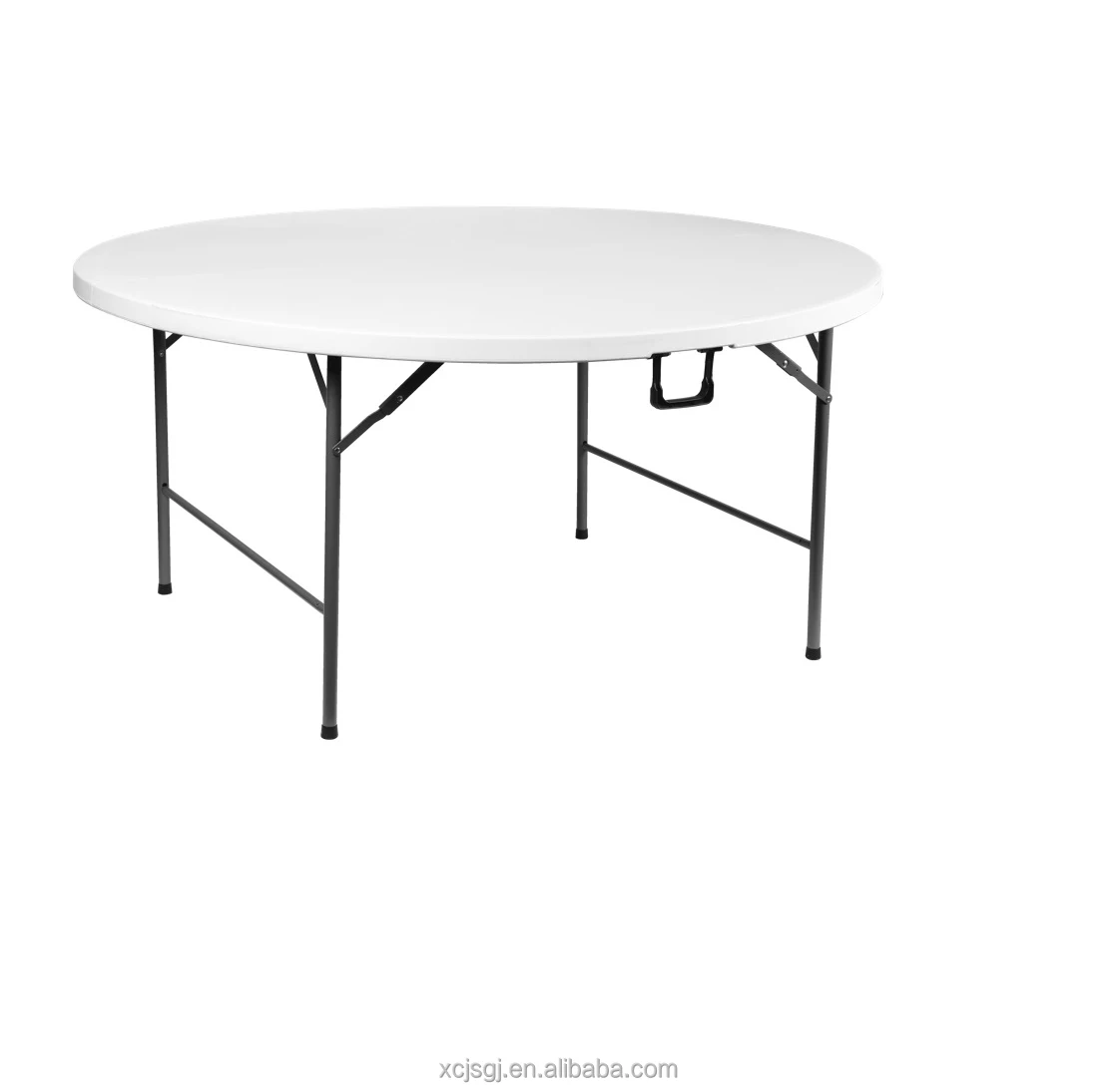 White Folding Round Table for Multiple Gatherings