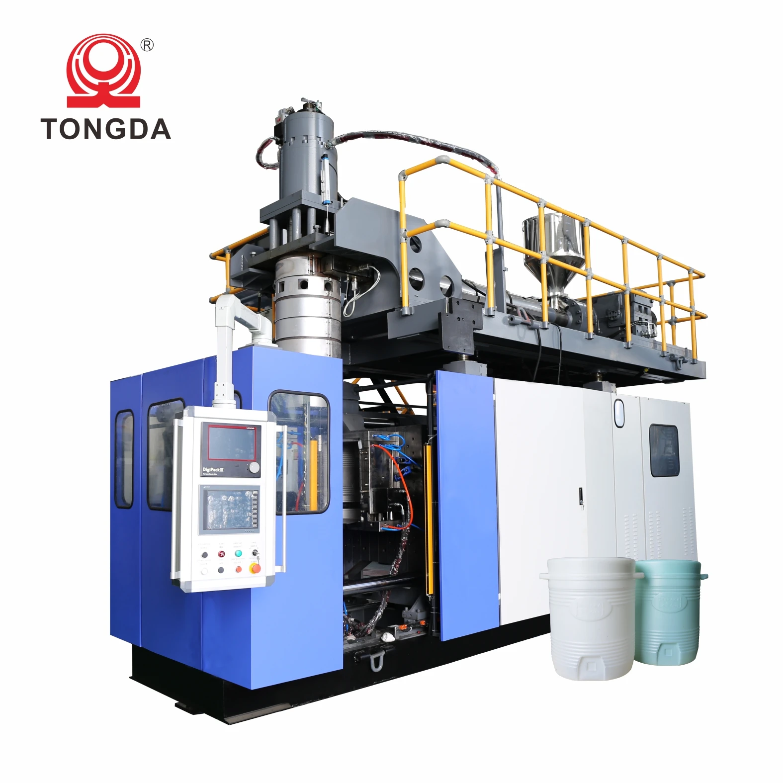 TONGDA TDB120F полностью автоматическая экструзионная машина для производства пластикового ведра льда