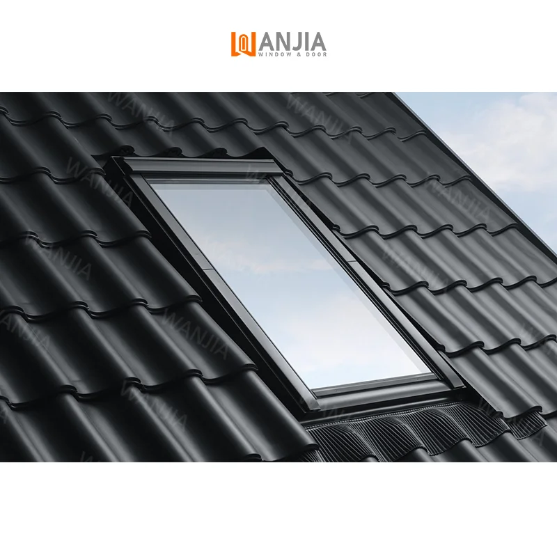 Wholesale modern design aluminum glass window casement roof window exterior top hung window aluminum skylight