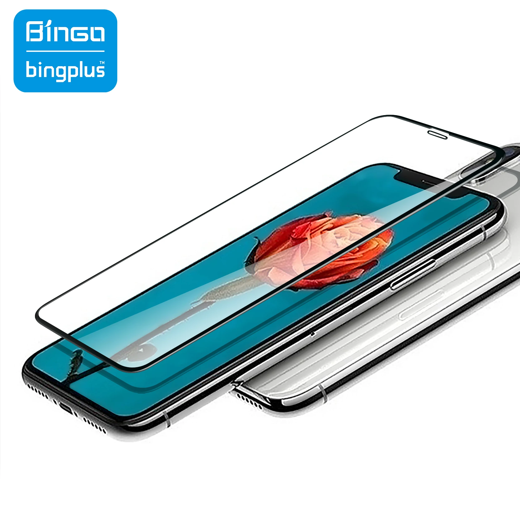 10D big round edge tempered glass screen protector for iphone 14 full glue anti explosion screen glass protector