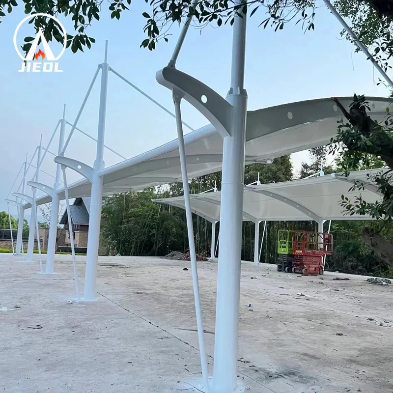 Flexible Membrane Canopy for Basketball & Tennis