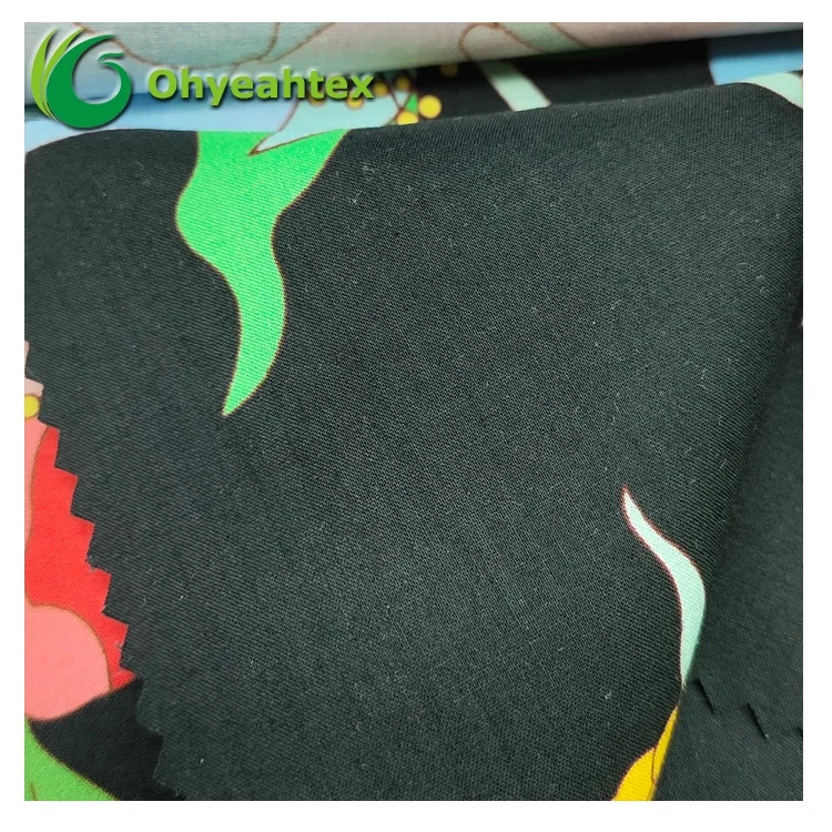 Sustainable Comfortable Wholesale knit print rayon viscose modal fabric 100viscose fabric For Garment