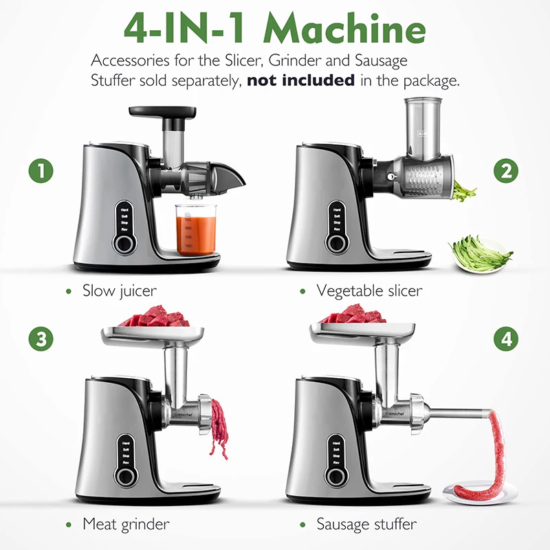 slow juicer commercial fruit orangeblender machine fruit juice press