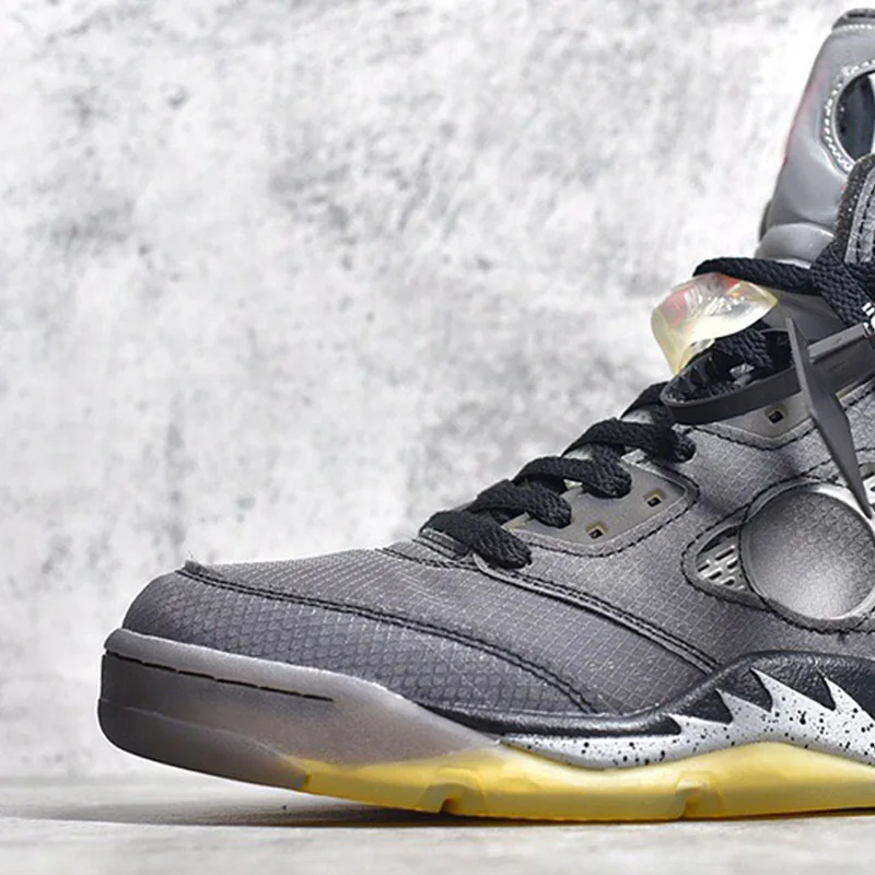 Wholesale Top Quality Genuine Leather With Original Logo box Sail OW shoes AJ  5