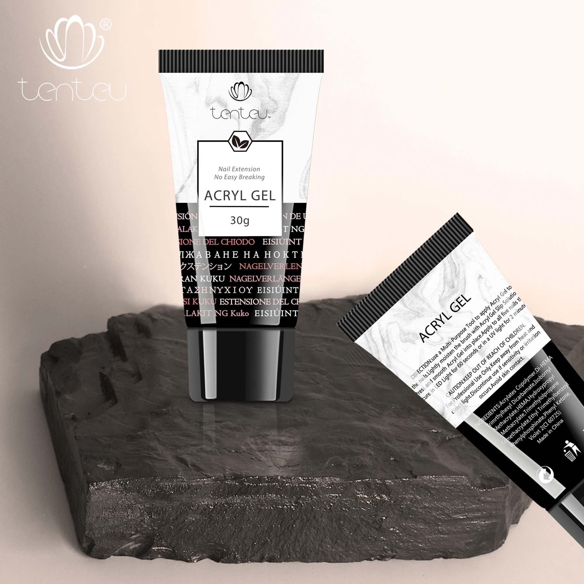 Free samples new colors poly gel acrylic gel nail poligel nail extension in tubes