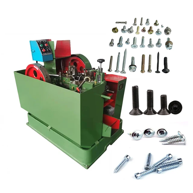Taiwan Nut Making Forging Machine  Thread Rolling Machine Bolts Making Machine