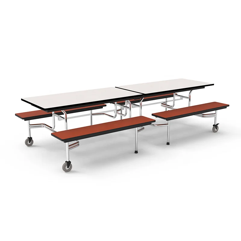 high quality school cantten table dining table and bench