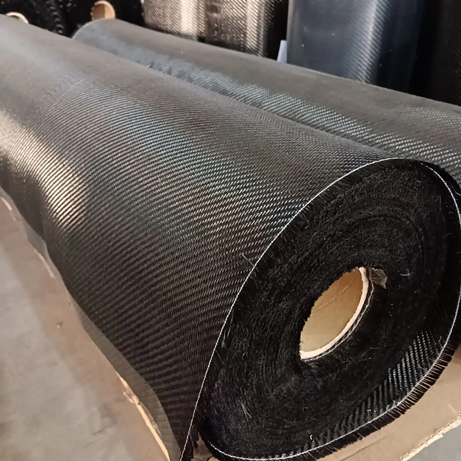 ANJIE 3k 200gsm 2*2 plain carbon fiber fabric