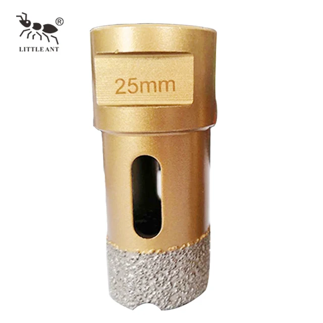Diamond vacuum brazed best quality hole saw drill bit cutter for tile porcelain marble stone drilling