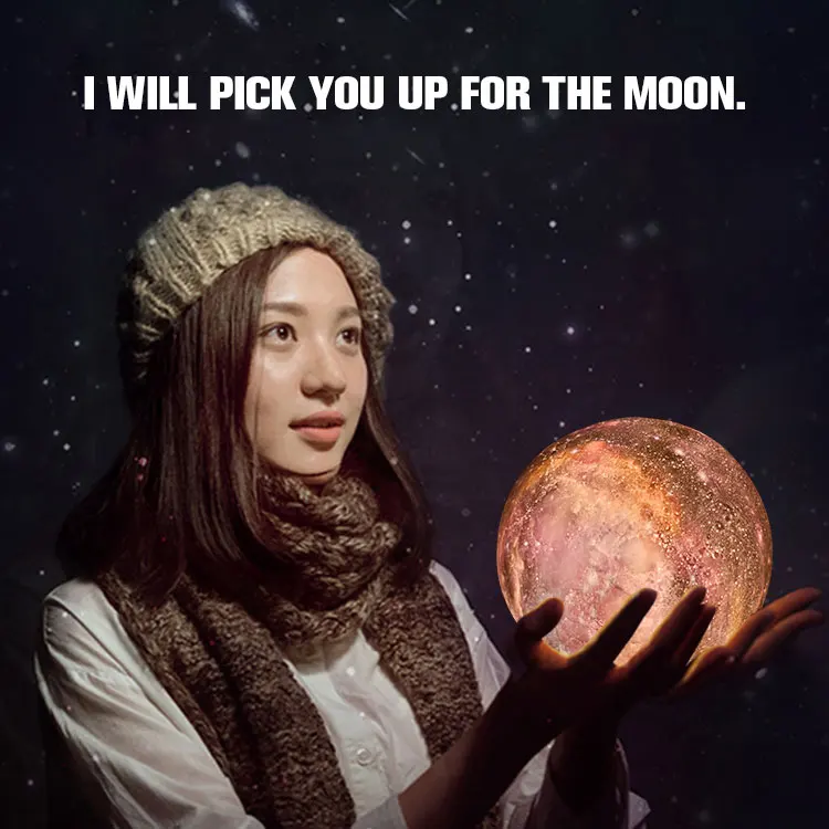 
Rechargeable LED Night Light 3D Print Starry Sky Magic Star Moon Galaxy Lamp Colorful 16 Colors Change Touch Switch Space lamp 