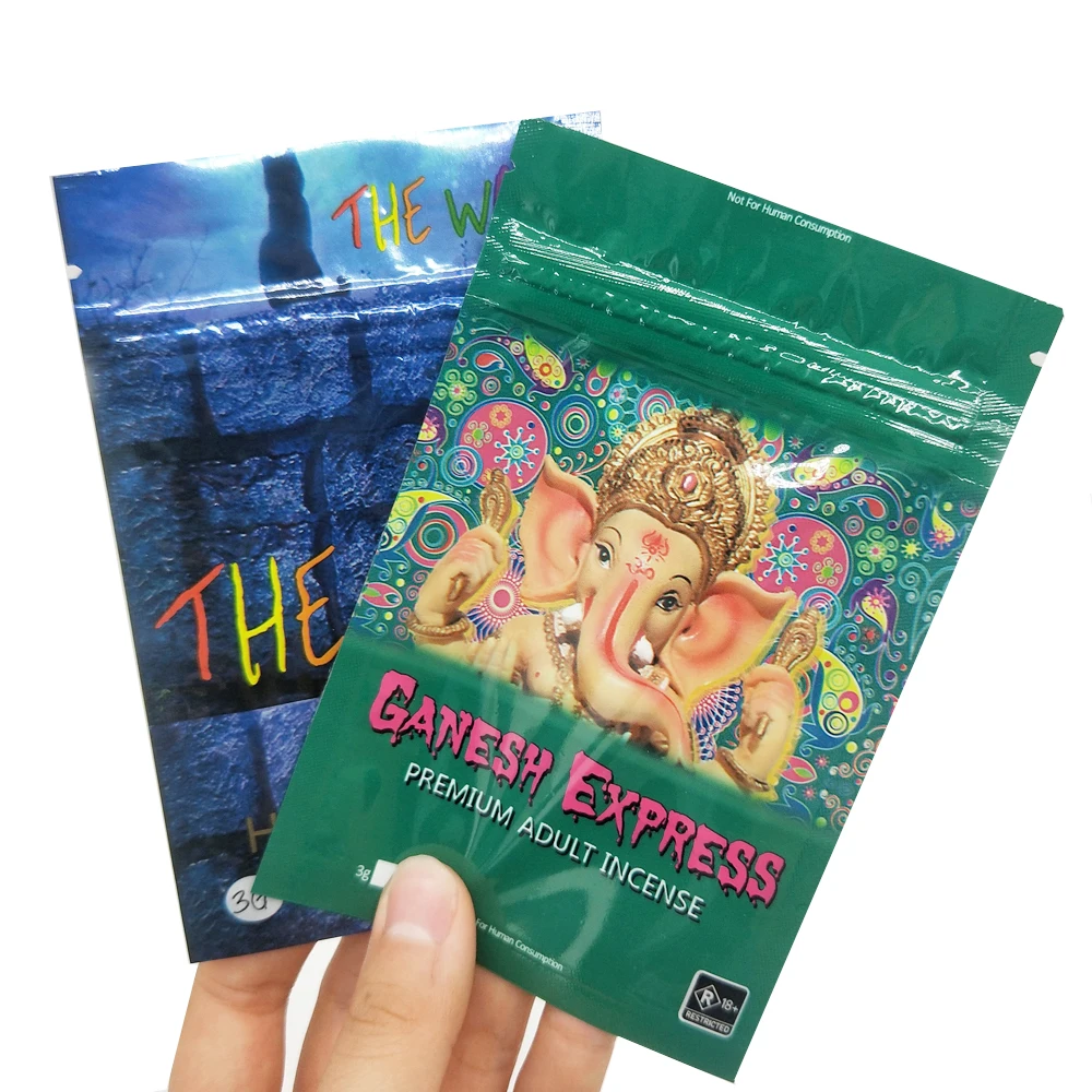 
Customized 3.5g smell proof mylar ziplock jungle boys runtz cookie weed packaging bags 