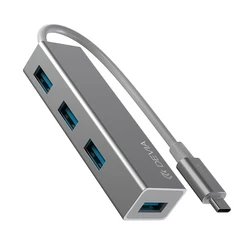 Devia 5Gbps/s Fast Speed USB 3.0 Type-c 3.1 to RJ45 USB 3.1 HUB for Usb Keyboard Mouse