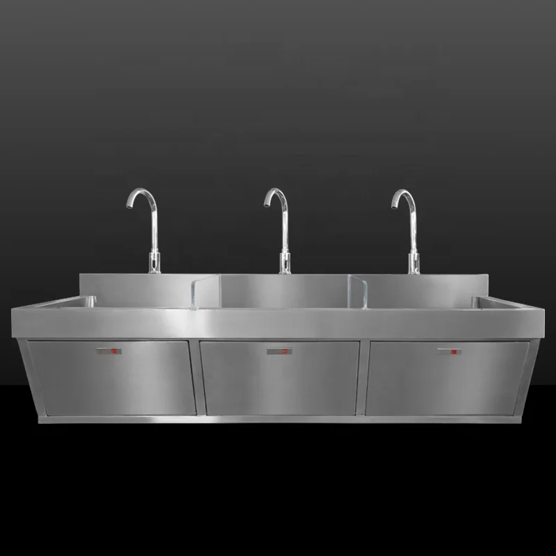 Factory wholesale medical surgical stainless steel operating theatre scrub sink stations wash basin for hospital