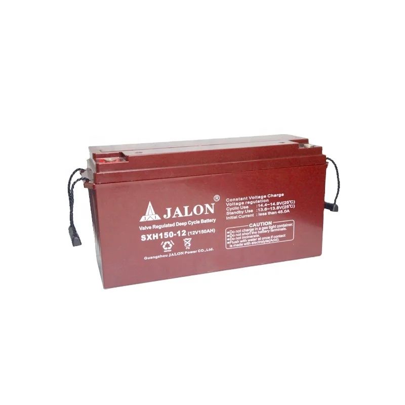 Guangzhou 12V 65ah 100ah 150Ah Deep Cycle Batteries For Solar System