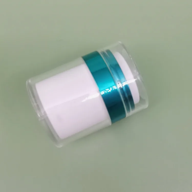 Skin care cream plastic jar airless pump pearl white15g 30g 50g PMMA acrylic plastic emulsion container